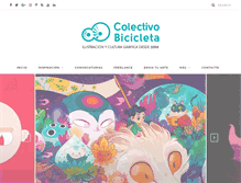 Tablet Screenshot of colectivobicicleta.com